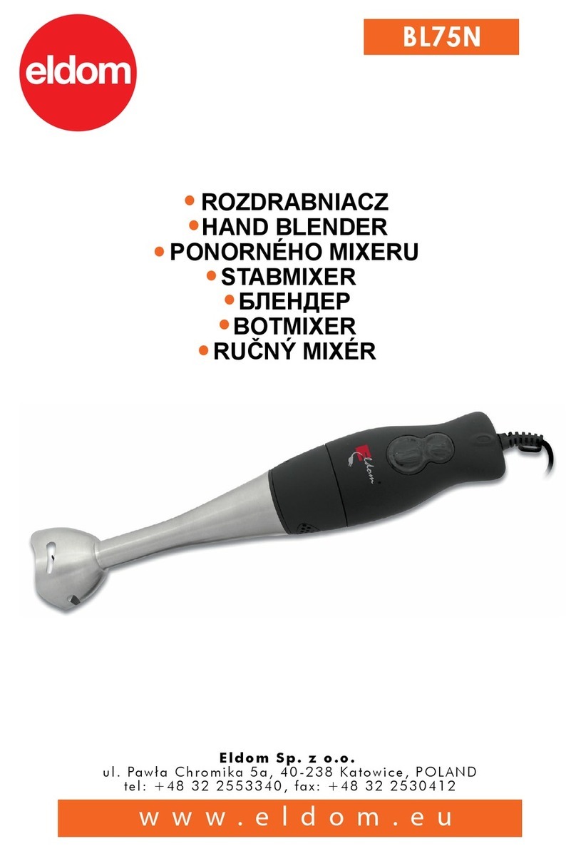 Eldom BL75N User manual