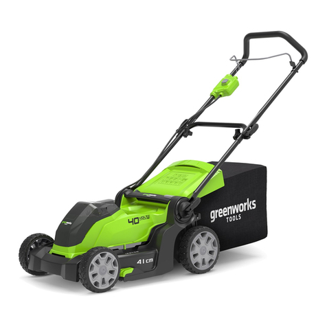 GreenWorks G40LM41K2 User manual