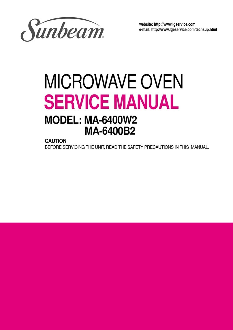 LG Sunbeam MA-6400W2 Service manual
