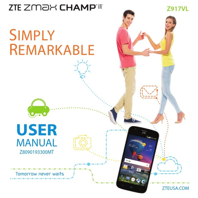 Zte Zmax Champ LTE user manual