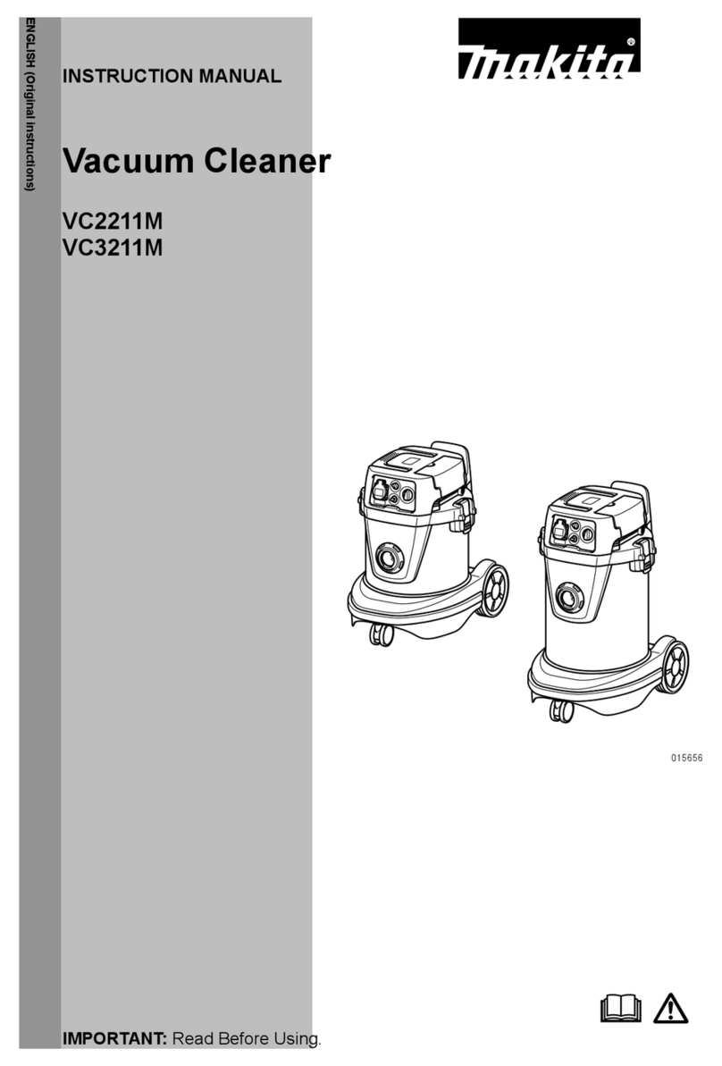 Makita VC2211M User manual