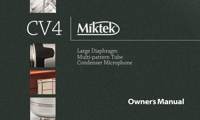 Miktek CV4 User manual