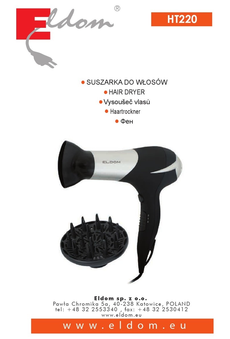 Eldom HT220 User manual