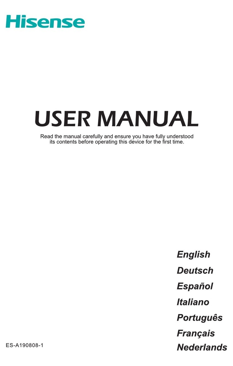 Hisense H75B7530 User manual