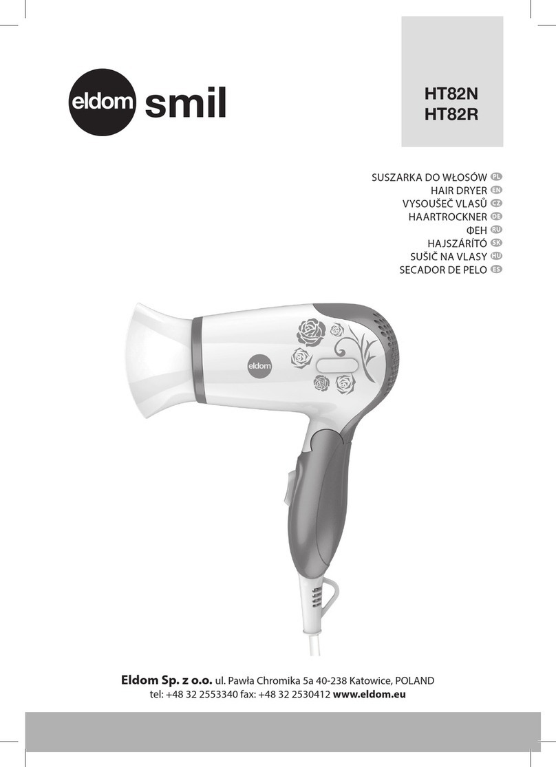 Eldom smil HT82N User manual