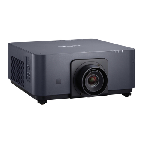 NEC PX602WL User manual