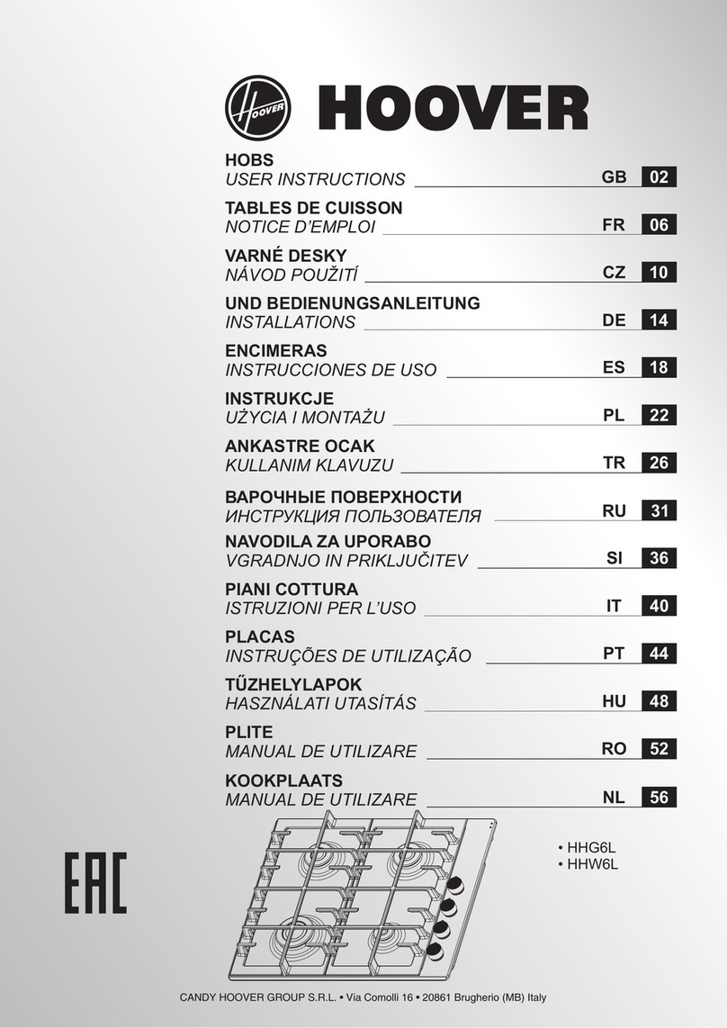 Hoover HHG6L User instructions