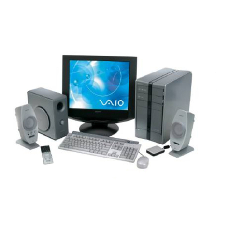 Sony VAIO PCV-RZ55G User manual