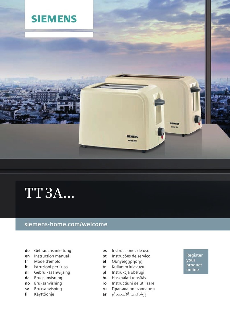 Siemens TT3A0103 User manual