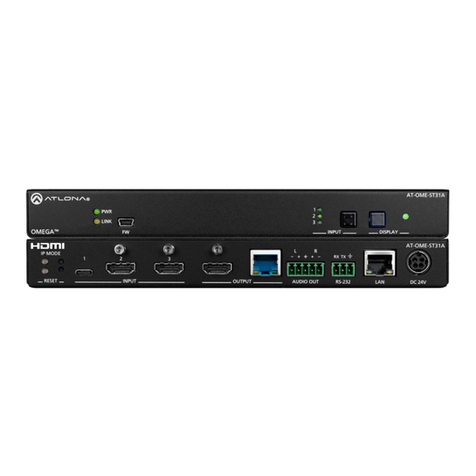 Panduit Atlona Omega Series User manual