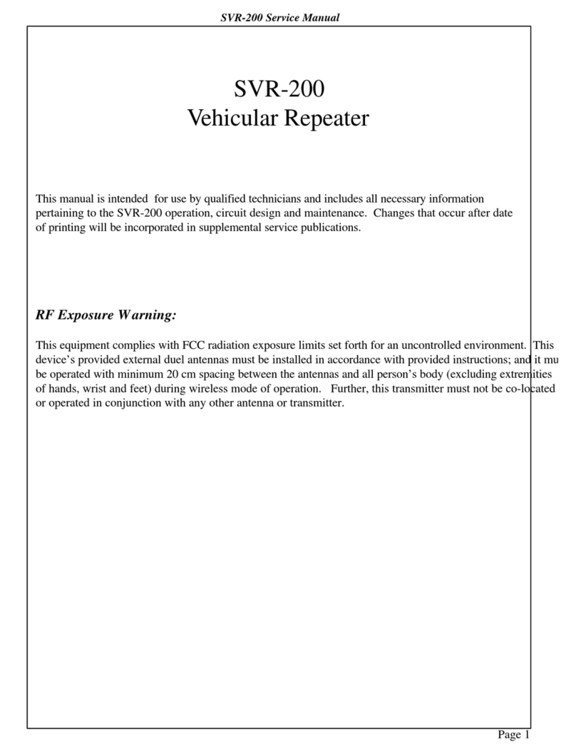 Pyramid SVR-200 Service manual