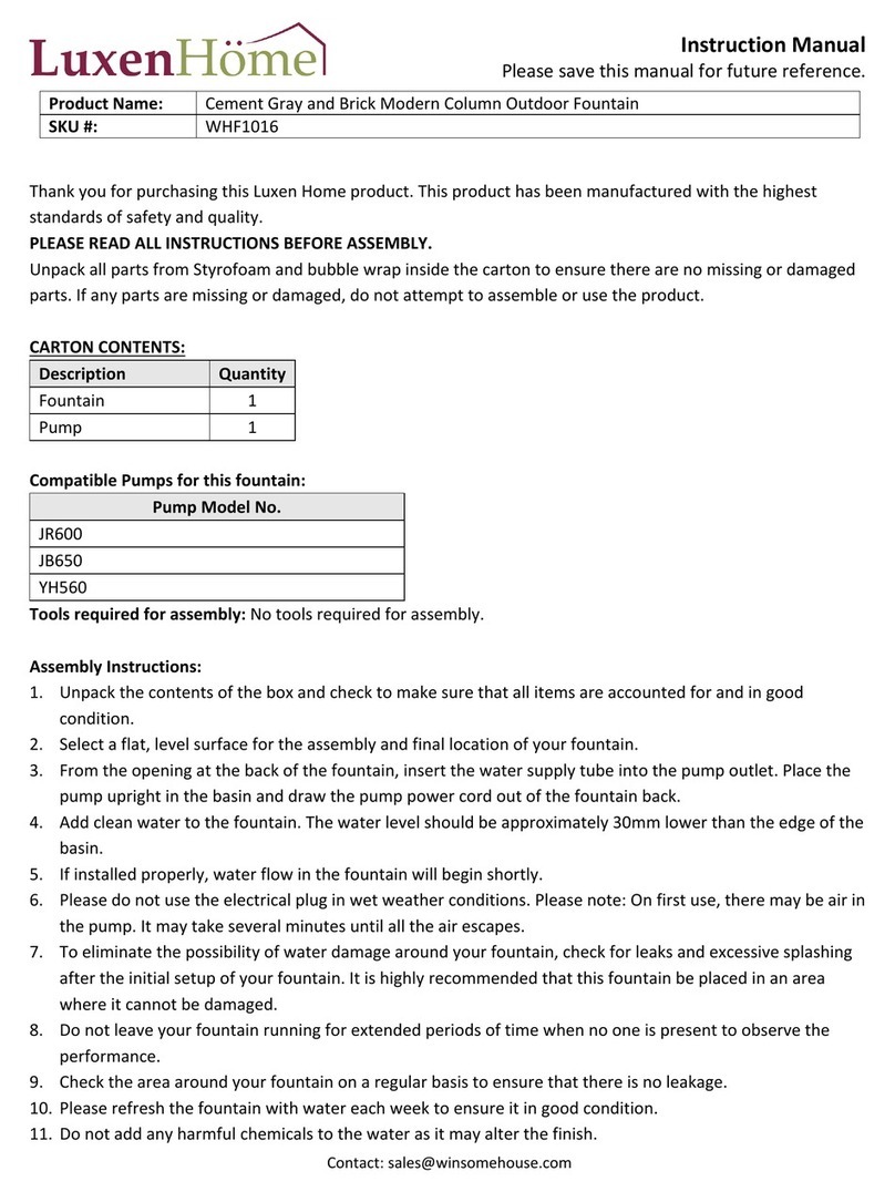 LuxenHome WHF1016 User manual