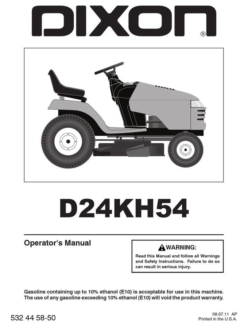 Dixon D24KH54 Operator's manual Dixon D24KH54 Operator's manual