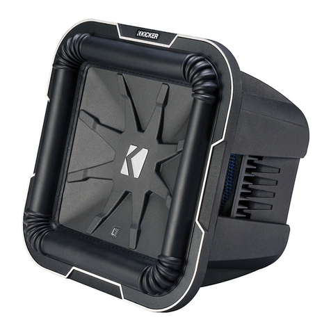 Kicker Q-CLASS L7 Series User manual Kicker Q-CLASS L7 Series User manual