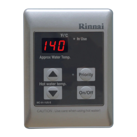 Rinnai MC-91-1US User manual