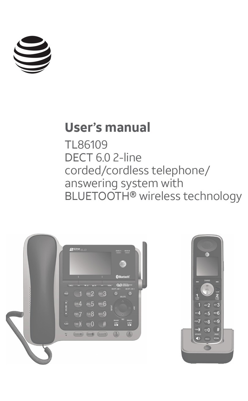 V-tech TL8901 User manual