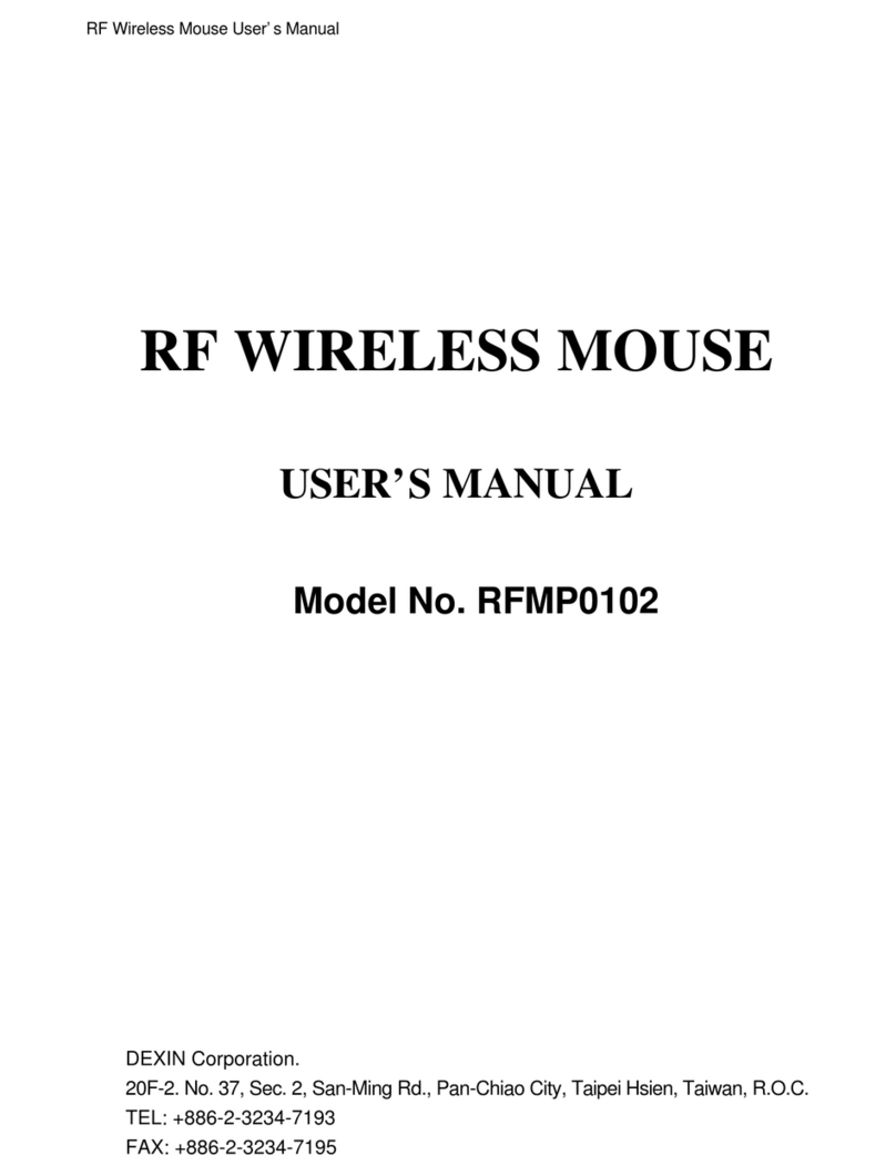 Dexin RFMP0102 User manual
