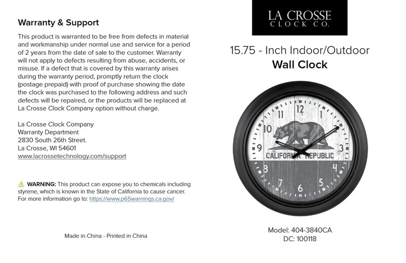 La Crosse Technology 404-3840CA User manual