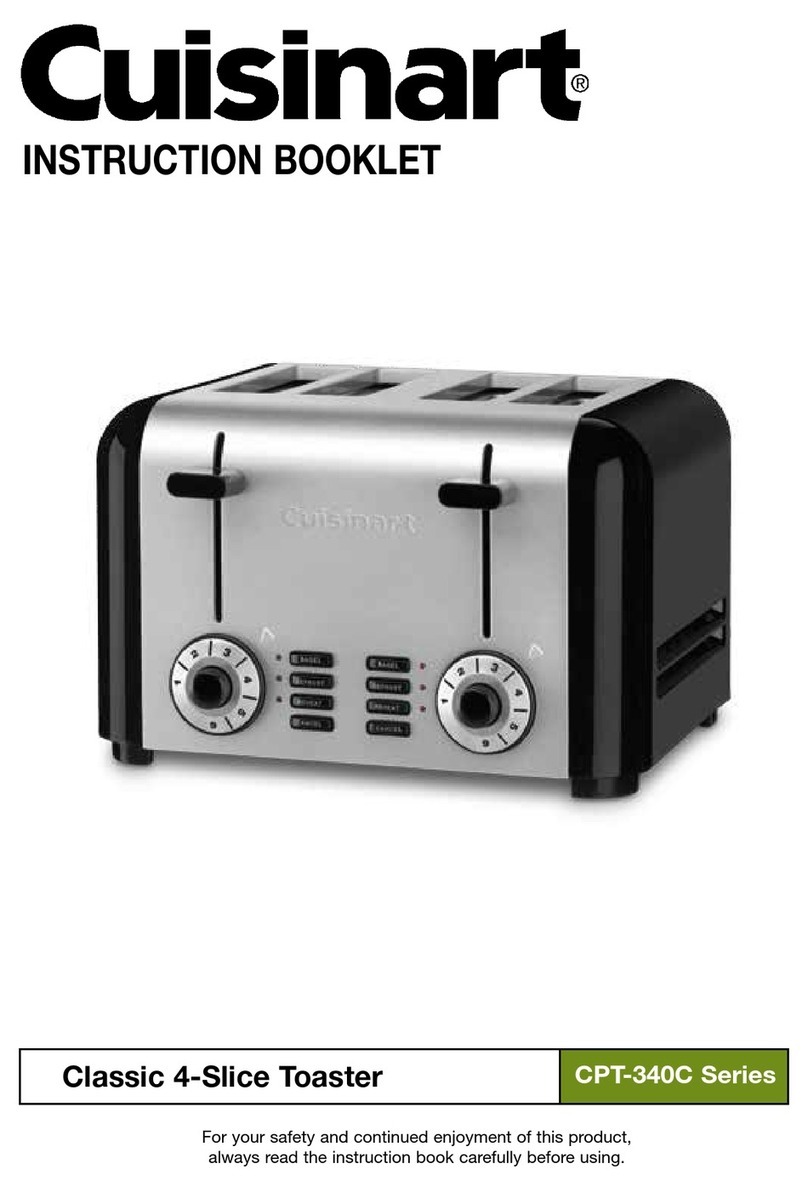 Cuisinart CPT-340C Series Instruction booklet