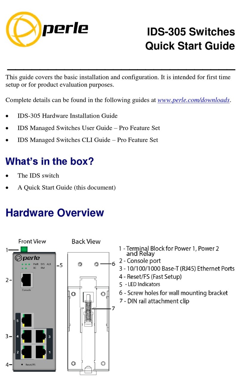 Perle IDS-305 quick start guide