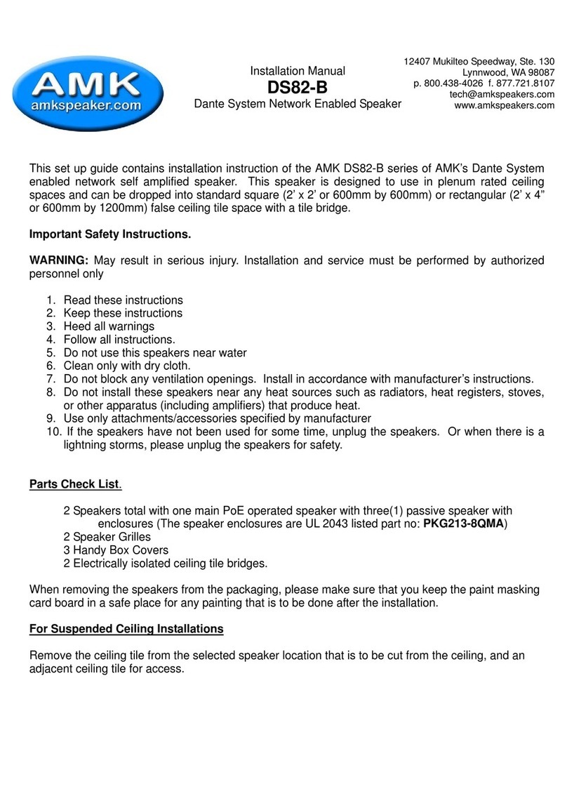 AMK DS82-B User manual