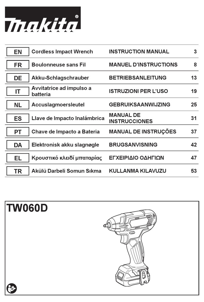 Makita TW060DZJ instruction manual
