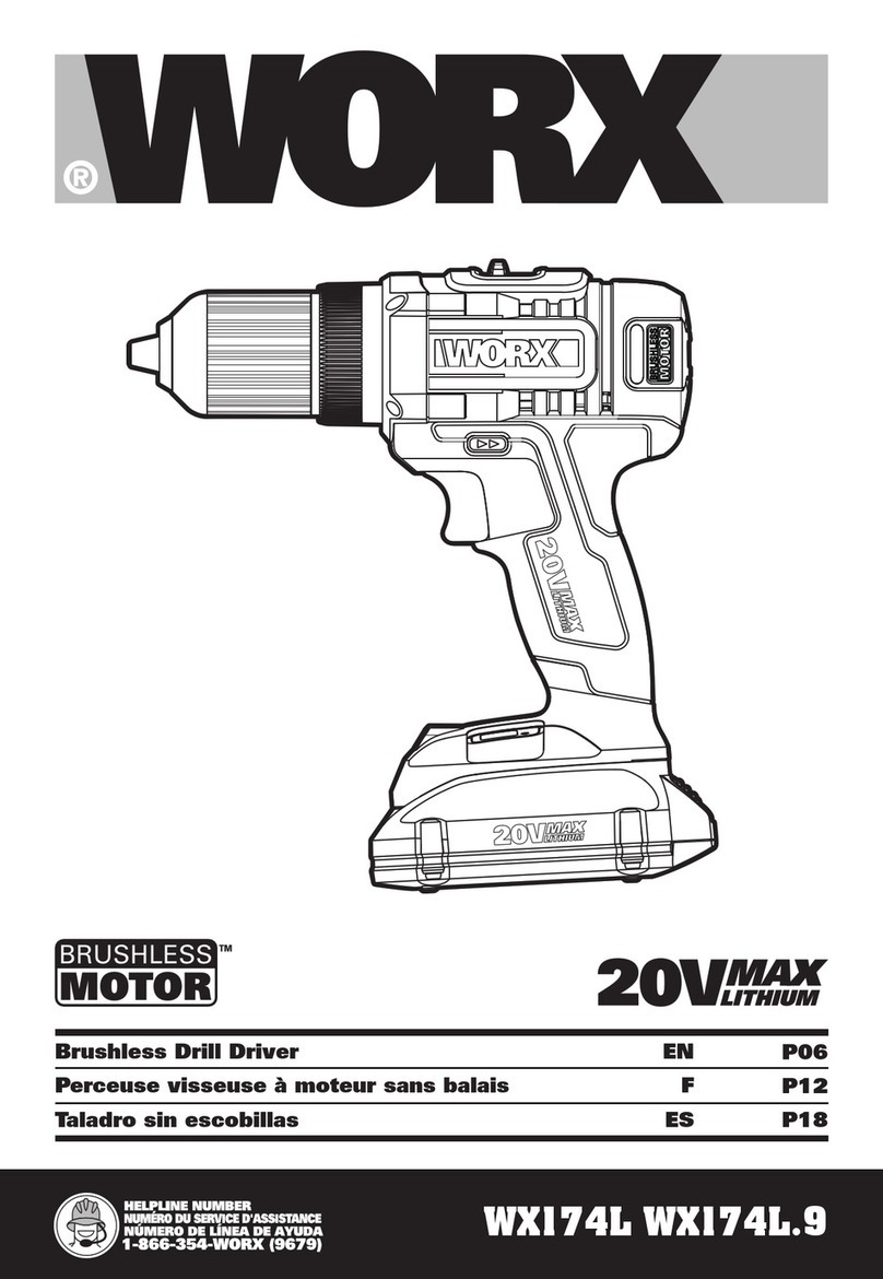 Worx WX174L User manual Worx WX174L User manual