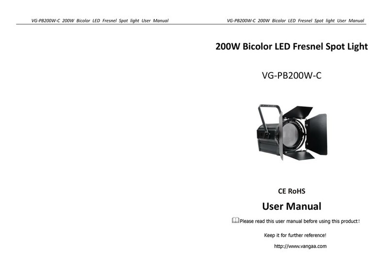 VanGaa VG-PB200W-C user manual