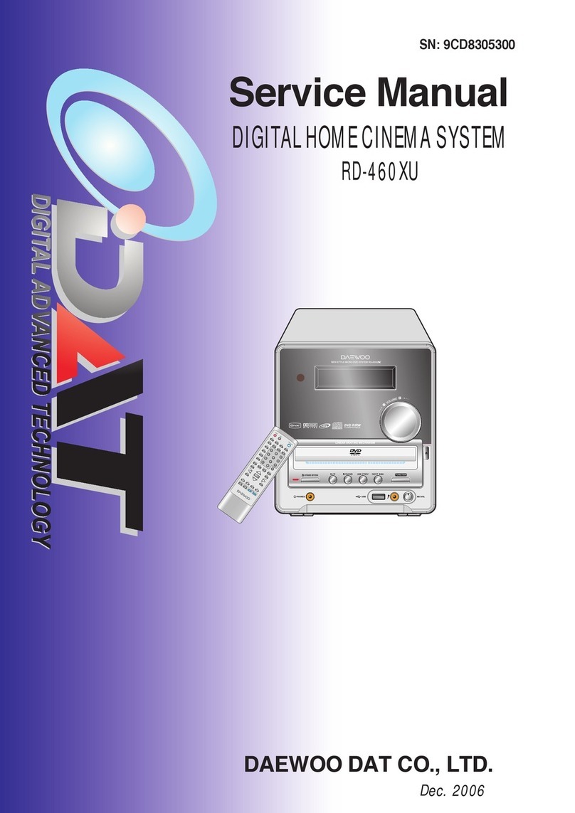 Daewoo RD-460XU Service manual