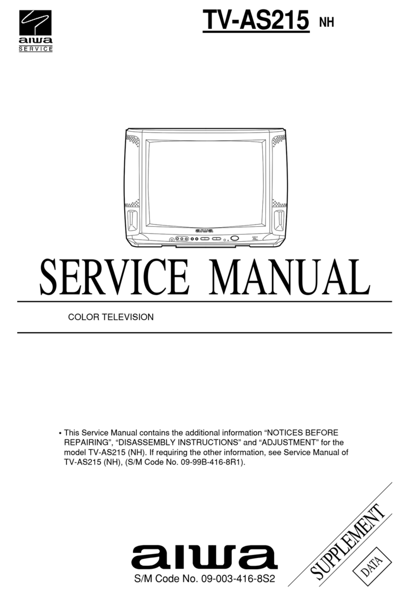 Aiwa TV-AS215NH User manual
