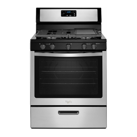 Whirlpool WFG505M0BS User manual