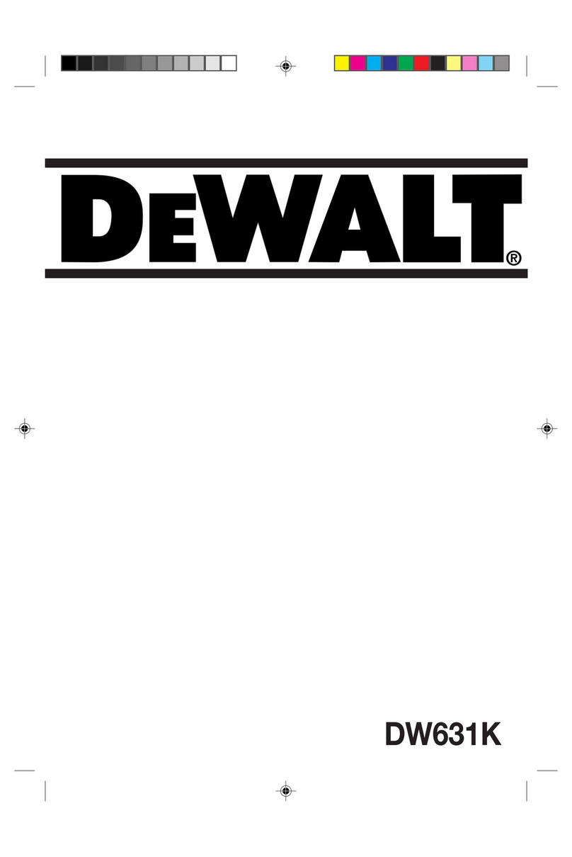 DeWalt DW631K instruction manual