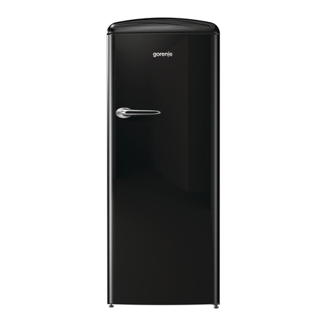 Gorenje ORB153BK-L Detailed instructions
