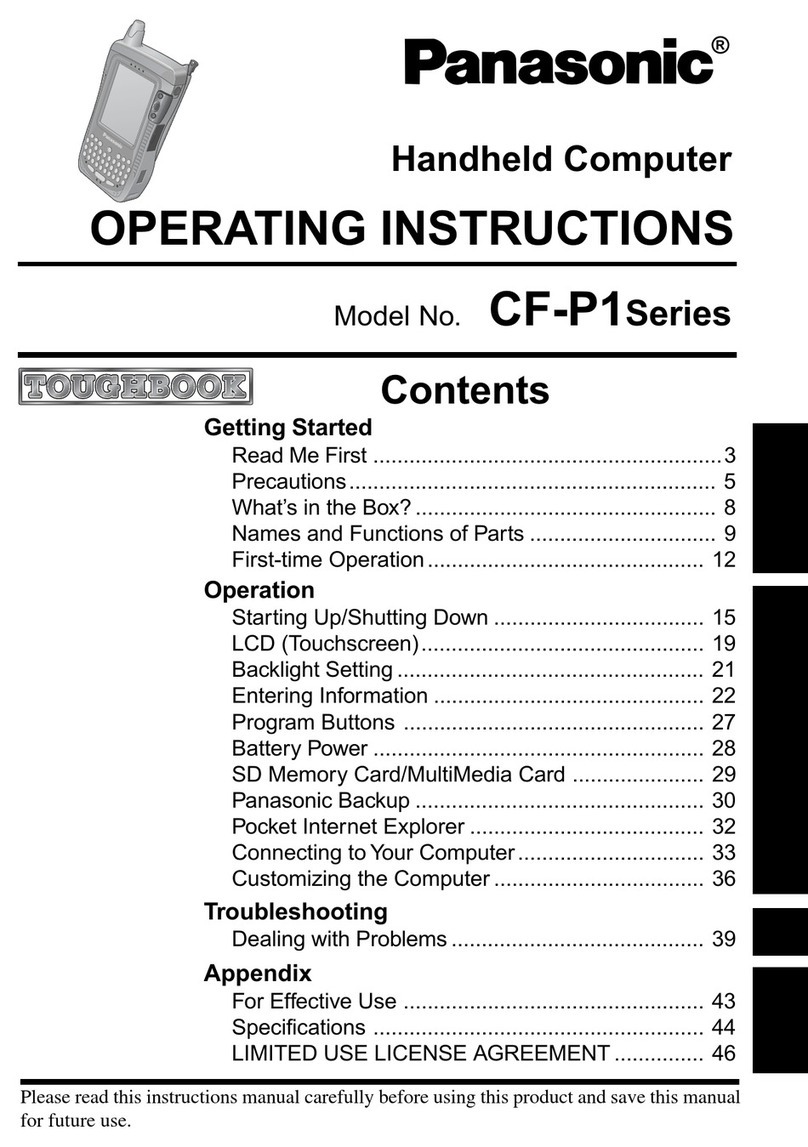 Panasonic 9TGCF-P13 User manual Panasonic 9TGCF-P13 User manual