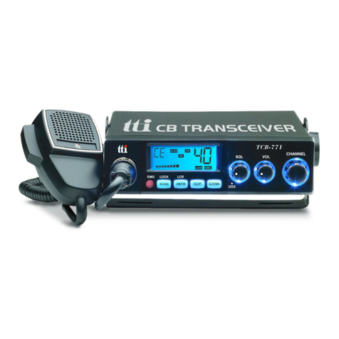 TTI TCB-771 User manual