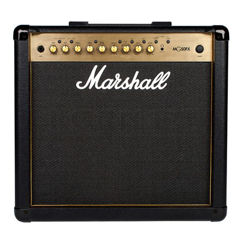Marshall Amplification MG50 GFX User manual