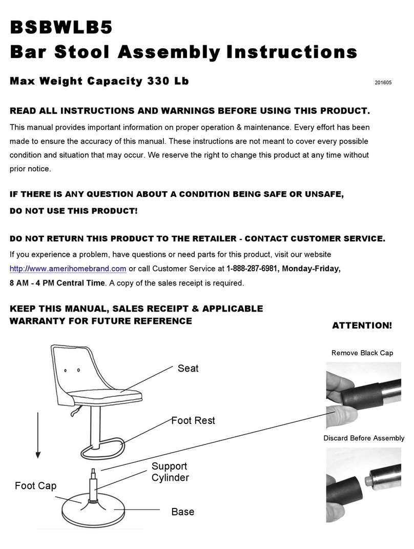 Amerihome BSBWLB5 Assembly instructions