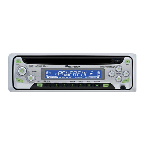 Pioneer DEH-1650XU/ES User manual Pioneer DEH-1650XU/ES User manual