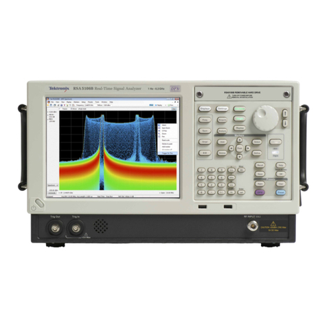 Tektronix RSA5103 User manual Tektronix RSA5103 User manual