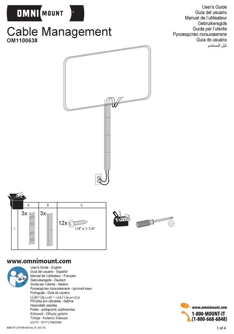 Omnimount OM1100638 User manual