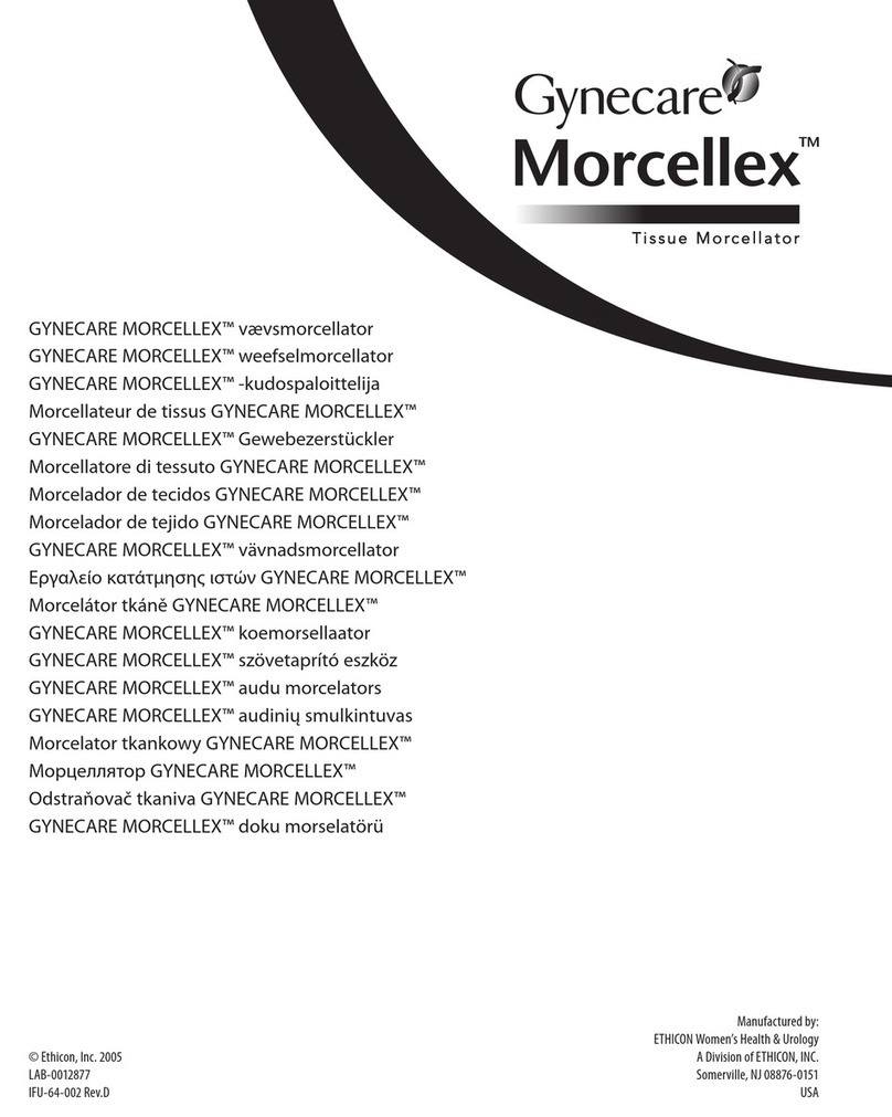 Ethicon Gynecare Morcellex manual