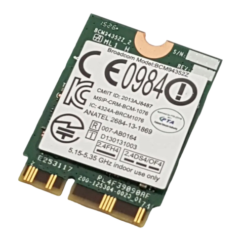 Broadcom BCM94352Z User manual