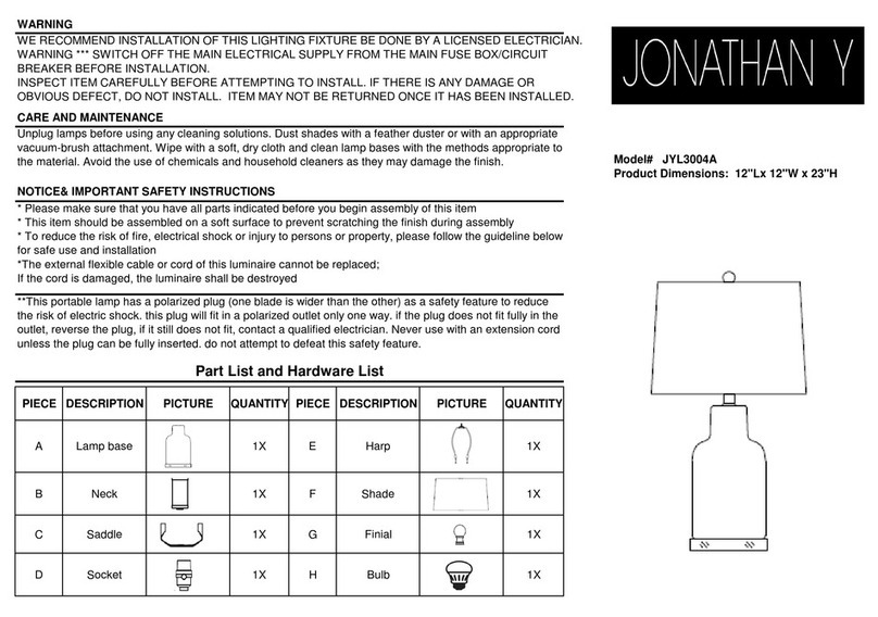 JONATHAN Y JYL3004A User manual