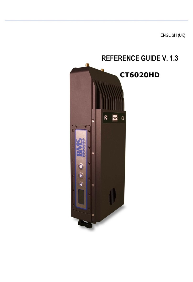 BMS CT6020HD reference guide