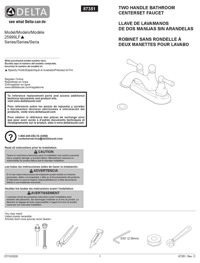 Delta HAYWOOD 25999LF Series User manual