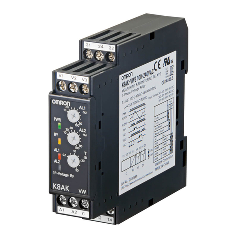 Omron K8AK-VW3 User manual