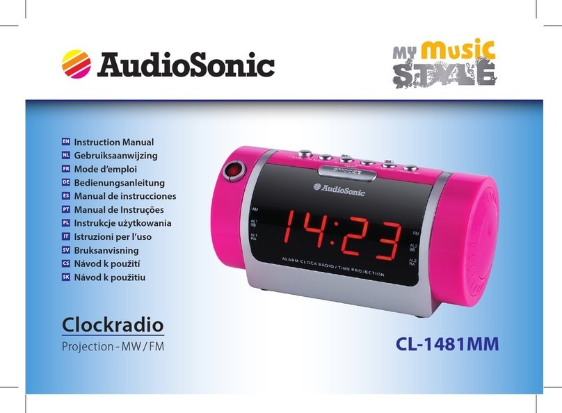 AudioSonic CL-1481MM User manual