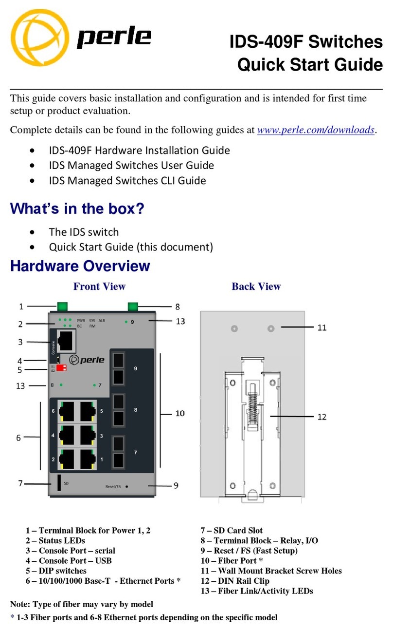 Perle IDS-409F quick start guide