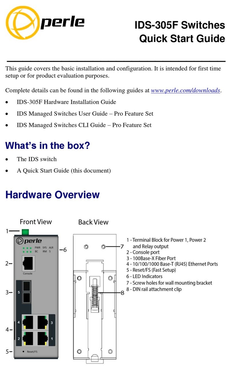 Perle IDS-305F quick start guide