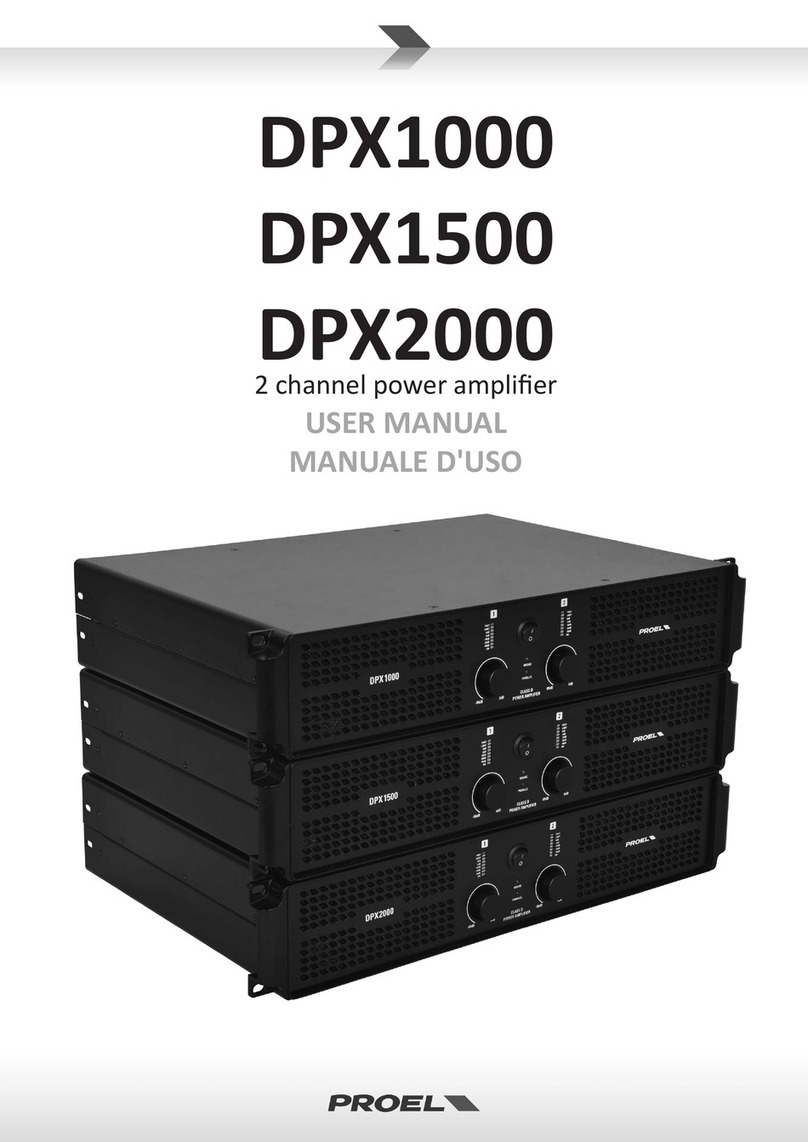 PROEL DPX1000 user manual